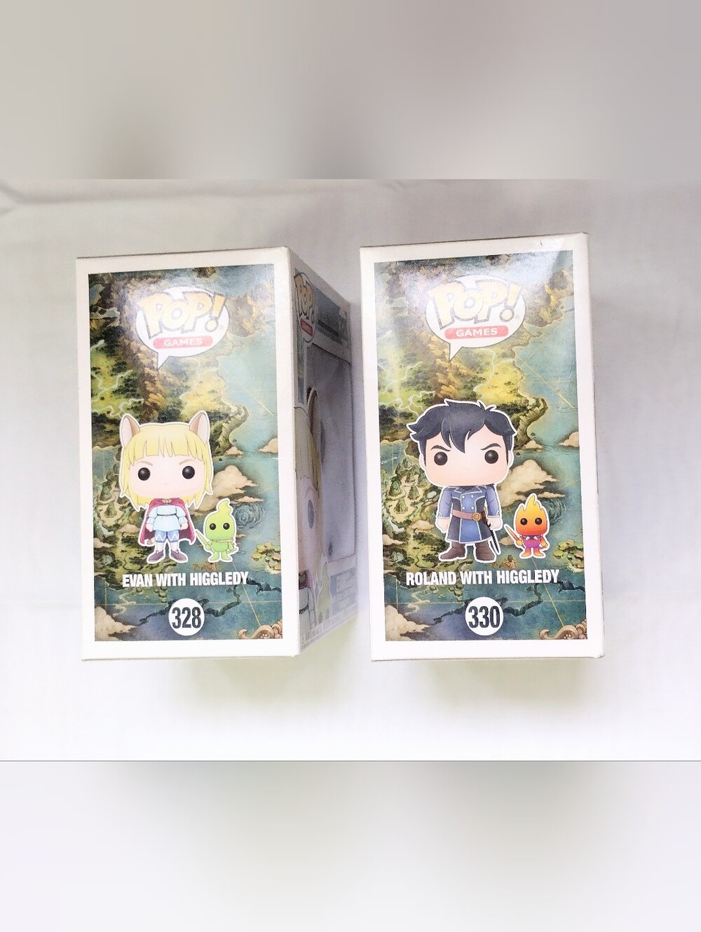 Funko Pop! Ni no Kuni II Roland #330 & Evan Vinyl #328 Figures - Picture 3 of 13